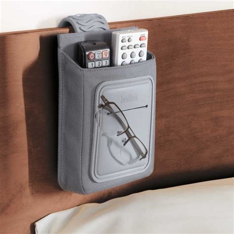 bedroom remote holder|remote control pocket for bed.